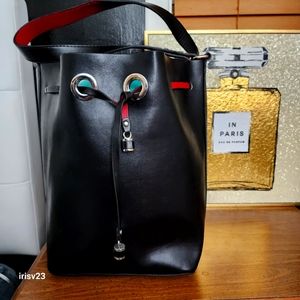 zara | bucket bag